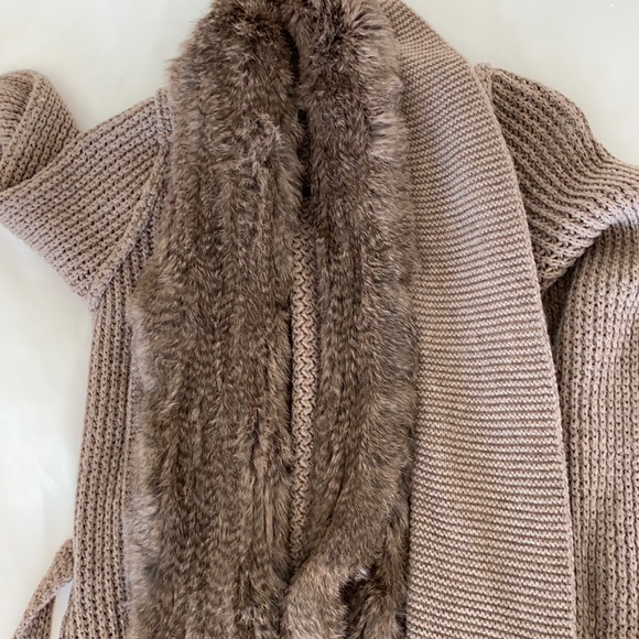 Armani Collezion Rabbit Fur Cardigan Sweater - Picture 10 of 10
